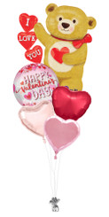   Be My Valentine balloon bouquet