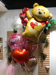   Be My Valentine balloon bouquet