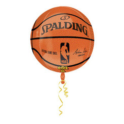 16" NBA Spalding Basketball Orbz foil balloon