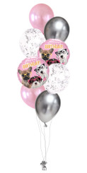   Cutie puppy birthday balloon bouquet