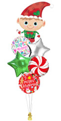   Happy Jolly holidays balloon bouqeut