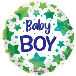 18" Baby Boy Stars Blue