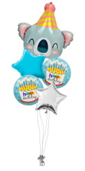    Birthday Koala bear balloon bouquet