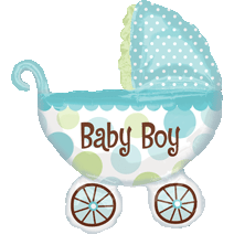 31" Baby Boy Car