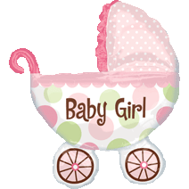 31" Baby Girl Car
