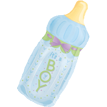 32" Baby Boy Bottle