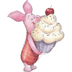 31" Piglet & Cupcake