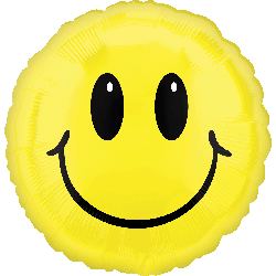 18" big eye yellow smiley