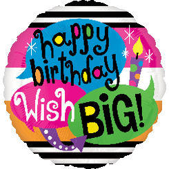 18" Wish Big Birthday