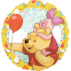 18" Pooh & Piglet Celebration