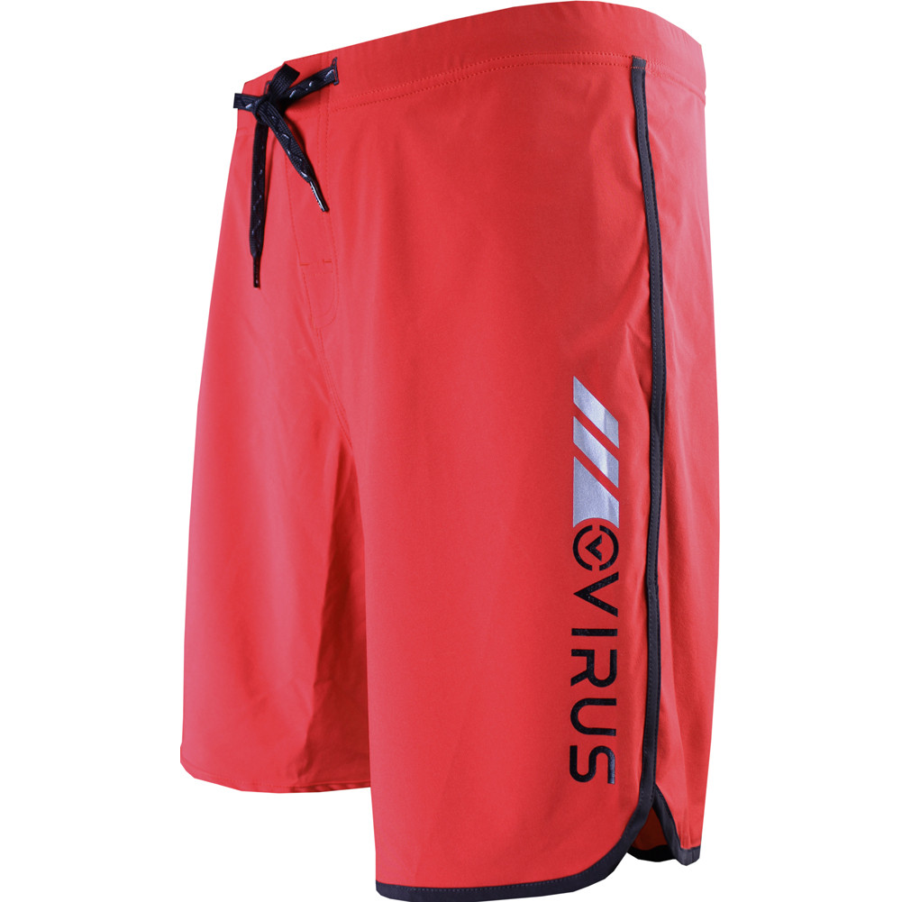 VIRUS Airflex 4-Way Stretch Training Shorts Grey with Black Trim Cross Training
