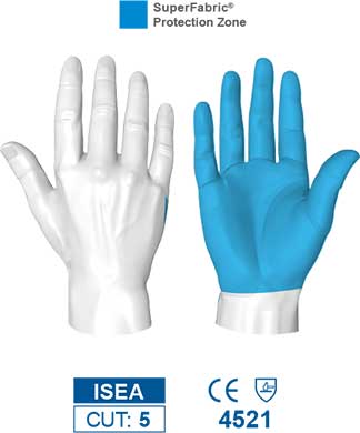 HexArmor 4032 Chrome Core Cut 5 SuperFabric L5 Cut Resistance Gloves