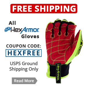 FREE on All Hexarmor Gloves.  Use Coupon during checkout.