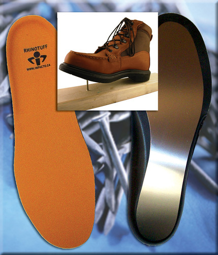 Impacto RHINOTUFF Puncture Resistant Stainless Steel Insoles