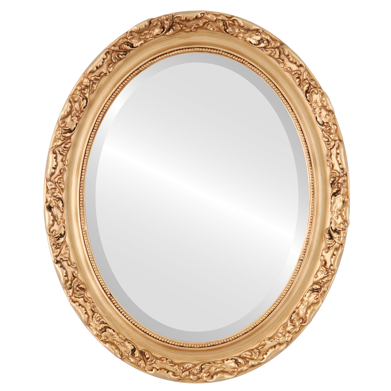 Rome Gold Paint Oval Mirror