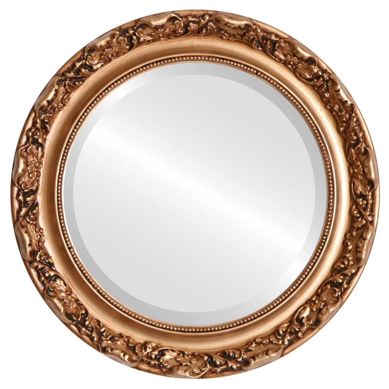 Vintage Gold Round Mirrors from $146 | Free Shipping