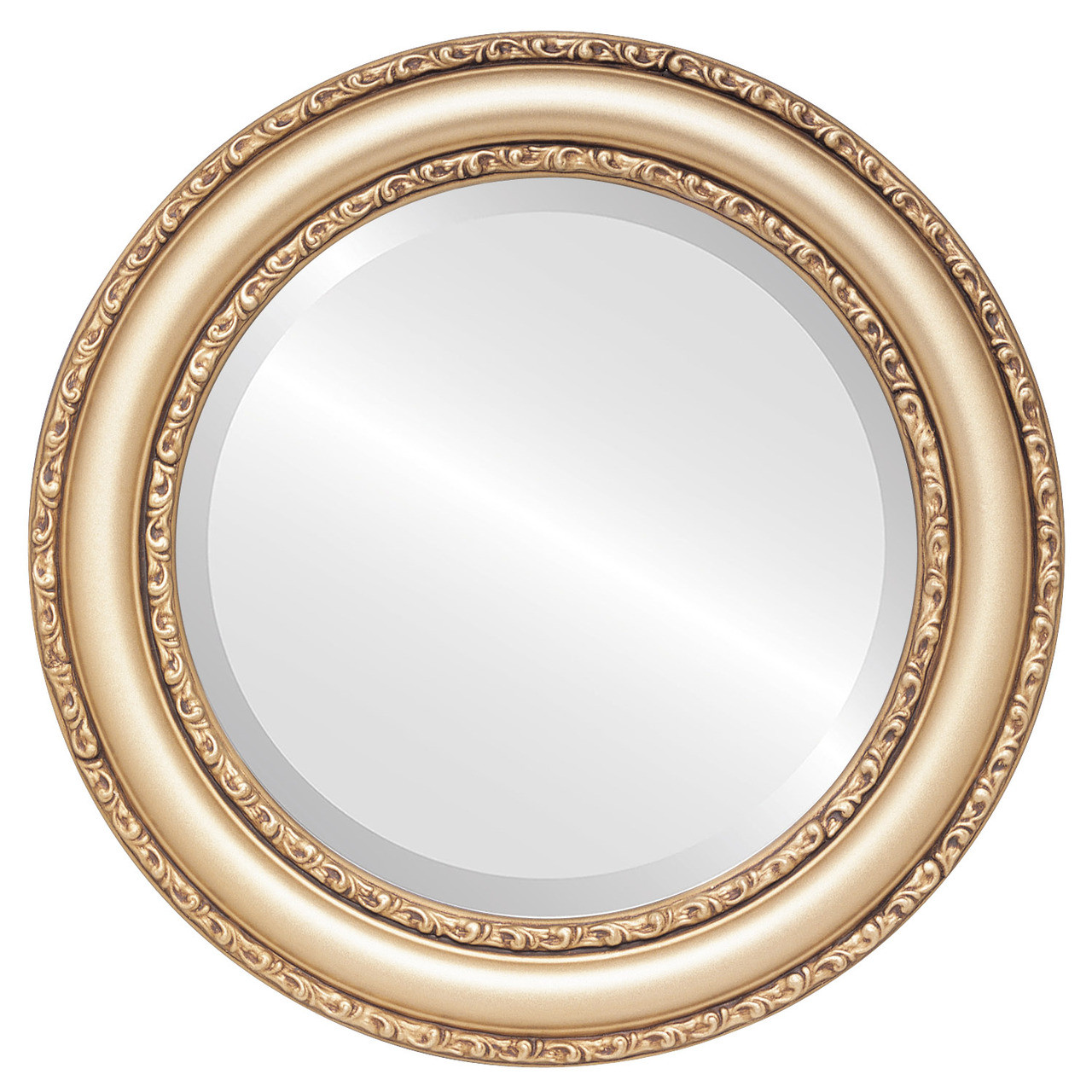 Antique Gold Round Mirrors from $136 | Free Shipping