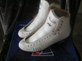Riedell Elite HLS 1500 Ladies Skating Boot

Traditional boot design fuses with modern technology and must-have comfort features to create the one and only HLS 1500. Its elegant styling combined with a triple laminated comfort tongue for support and shock-absorbing soles for precision landings offers the best of both worlds.

Unique to this boot! Heel Lock Stabilizer keeps heels in place to increase control.
Highlights:
Triple laminated comfort tongue offers unmatched support
Shock-absorbing leather/cork soling system improves landings
Triple quarter reinforcements for extra firm support
Lined with hand-selected, treated top grade leather
Dual-density quarter padding supplies comfort where you need it most
Expertly crafted in Red Wing,.


Never had blades mounts - brand new

Discontinued Model