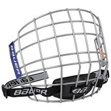 Bauer RBE III Junior Hockey Helmet Cage

X-Small = Junior

Fits on X-Small (aka Youth) & Small (aka Junior) helmets
RBE III Cage Specs

Unique wire configuration
High-impact carbon steel wire
Electrostatically painted
Floating chin-cup
CSA, HECC, CE certified
