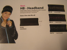 Chloe Noel Head Band with Crystals

Solid Polar Fleece Headband

Smooth jersey faced exterior, brushed inside

49% polyester, 38% Nylon, 13% Spandex

 

Color Black - with Crystals

 

Crystal Colors - AB, Fuchsia and Turqoise

One Size

 

