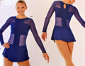 Mondor Model 12926 Ladies Skating Dress - Royal