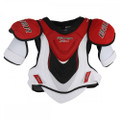 Bauer Vapor X800 Senior Hockey SHoulder Pads

Protection

Shoulder Cap: Injected cap with MD foam insert
Sternum: MD foam + PE insert
Spinal: MD foam + PE insert
Front Side Panels: MD foam inserts
Back Kidney Panels: MD foam inserts
Bicep Guard: Molded thermoformed component
Arch: MD foam + PE insert
Belly Pad: Removable MD foam
Fit/Mobility

Overall Fit: Tapered
Dynamic Components: 1-piece bicep guard and arch support
Base Body: Multi-segmented design
Liner: Hydrophobic mesh
HIGHLIGHTS

Tapered Fit
1-Piece Bicep Guard And Arch Support
Mulit Segmented Body
Hydrophobic Liner