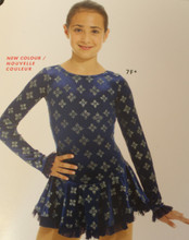 Mondor Model 2739 Born to Skate Skating Dress - 2018

Description:

Velvet with glitter motif long sleeve dress with mesh back neckline and wrist, and classic skirt with ruffle detail.
Hair tie included
Fabric:

90% polyester, 10% elastane
Mesh: 82% nylon, 18% elastane