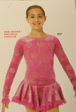 Mondor Model 2739 Born to Skate Skating Dress - 2018

Description:

Velvet with glitter motif long sleeve dress with mesh back neckline and wrist, and classic skirt with ruffle detail.
Hair tie included
Fabric:

90% polyester, 10% elastane
Mesh: 82% nylon, 18% elastane