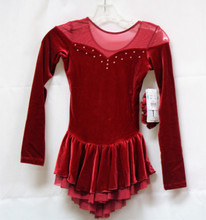 CHloe Noel DLV04 Velvet Double Layer Mesh Skirt Skating Dress

Long Sleeve Velvet Dress with matching mesh insert

