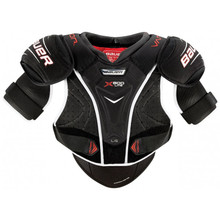 Bauer Vapor X 800 Lite Senior Hockey Shoulder Pads

Protection

SP cap - Molded cap with MD foam cover
Sternum - Molded HD foam
Front side panel - Perforated foam
Spine - HD foam with PE insert
Back side panel - Perforated foam
Arch - HD foam
Bicep - 1-piece with molded PE
Fit/Mobility

SP cap - Low profile
Sternum - Integrated
Front side panel - Tapered
Spine - Segmented
Back side panel - Tapered
Arch - Free Flex
Bicep - Adjustable
Liner - Hydrophobic mesh with Sanitized® technology