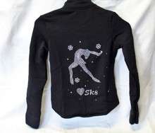 CHloe Noel Crystal J11 Fleece Fitted Skating Jacket

Swarovski Crystal pattern on the Back of the jacket