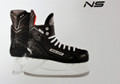 For recreational players Bauer has introduced their new line of hockey equipment including the Bauer NS ice hockey skates. The NS hockey skates have a stainless steel runner secured in the TUUK LIGHTSPEED Pro II holder. The footbed of this skate is made with EVA form for a comfortable base. Taking a look up the skate we will notice the injected composite weave quarter package which offers a beginner level of stability and support in the boot. Inside the boot of the NS ice hockey skates, Bauer includes Anaform ankle pads and a microfiber liner. The tongue on the NS ice hockey skates is a 30oz felt tongue which is flexible and comfortable. The Bauer NS ice hockey skates are designed for recreational use and for players new to the sport. They will provide adequate performance during game play but we recommend these skates for recreational use primarily.