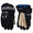 Protection

Backhand - Dual density foam with poly insert
Fingers - Dual density foam with poly insert
Thumb - Patented 2-piece FLEX-LOCK thumb
Shell - Pro nylon mesh
Cuffroll - Straight cuffroll
Palm - QUATTRO Grip palm powered by AX SUEDE™
Fit/Mobility

Backhand - Full volume fit
Fingers - 2-piece fingers
Cuffroll - Raised embroidery BAUER logo
Gusset - Poly knit gusset
Liner - THERMO MAX with Sanitized® technology