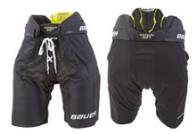 Bauer Supreme S27 Junior Hockey Pants

LEVEL – Recreational

SPINE – Integrated spine with HD foam insert

KIDNEY – Molded with Poly insert

HIP – One-piece full volume hip guard

THIGH GUARD – One-piece thigh guard with stretchable leg gusset

BELT – MD foam cover belt with cinch belt

ADJUSTABILITY – Extension fit +1” with zipper closure

SHELL – 400D Nylon in key area

LINER – Hydrophobic Mesh
