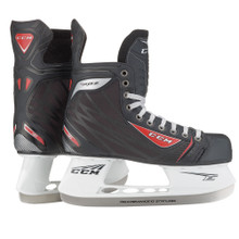 CCM RBZ40 YOuth Hockey Skates

Tech mesh quarter package provides lasting durability
Brushed nylon liner ensures a comfortable fit
Injected outsole for complete holder interface
CCM footbed for additional comfort
One-piece felt for additional comfort
E-blade Proformance runner