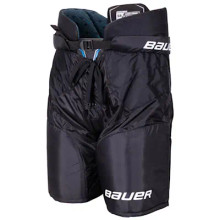 Bauer X Senior Hockey Pants

Integrated spine protection with molded PE foams
One-piece hip and kidney protection with PE and HD foams
Molded PE and MD foam protection in the thighs
Wrap around quick cinch belt
Skate lace closure
Heavy duty 420D nylon shell with overlay and stretch zones
Great for a Beginner