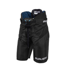 Bauer X Intermediate Hockey Pants

Integrated spine protection with molded PE foams
One-piece hip and kidney protection with PE and HD foams
Molded PE and MD foam protection in the thighs
Wrap around quick cinch belt
Skate lace closure
Heavy duty 420D nylon shell with overlay and stretch zones
Great for a Beginner


Intermediate
Size	        Age	          Weight	        Waist
Medium	12-13	    88lbs - 99lbs	      28" - 31"
Large	          13+	    99lbs - 150lb        30" - 34"
