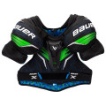 Bauer X Junior Hockey Shoulder Pads

Extreme comfort: Designed with comfort in mind, the Bauer X shoulder pad uses a very soft Flexcell foam and sleeve fit to keep your movements natural and comfortable.

Keeps you dry: Features a sublimated hydrophobic mesh liner.

Fresh graphic design: Enhanced design colors.

FEATURES:
SP Cap: Low profile, full coverage shoulder cap
Sternum: Injection molded with detailled texture
Front Panel: FlexCell comfort foam with sublimated graphics
Spine: MD foam with PE insert
Back panel: FlexCell comfort foam with sublimated graphics
Arch: Low profile arches with PE insert
Bicep: Adjustable bicep with molded PE
Liner: Sublimated Hydrophobic mesh