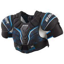 Bauer X Intermediate Hockey Shoulder Pads

Extreme comfort: Designed with comfort in mind, the Bauer X shoulder pad uses a very soft Flexcell foam and sleeve fit to keep your movements natural and comfortable.

Keeps you dry: Features a sublimated hydrophobic mesh liner.

Fresh graphic design: Enhanced design colors.

FEATURES:
SP Cap: Low profile, full coverage shoulder cap
Sternum: Injection molded with detailled texture
Front Panel: FlexCell comfort foam with sublimated graphics
Spine: MD foam with PE insert
Back panel: FlexCell comfort foam with sublimated graphics
Arch: Low profile arches with PE insert
Bicep: Adjustable bicep with molded PE
Liner: Sublimated Hydrophobic mesh