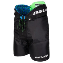 Bauer X S24 Youth Hockey Pants

Integrated spine protection with molded PE foams
One-piece hip and kidney protection with PE and HD foams
Molded PE and MD foam protection in the thighs
Wrap around quick cinch belt
Skate lace closure
Heavy duty 420D nylon shell with overlay and stretch zones
Great for a Beginner
