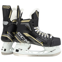 CCM Tacks AS-570 Hockey Skate- Senior

Quarter Package
• One- Piece Boot: Players get more direct energy transfer and a closer fit for more powerful strides.

Stiffness
• 150: Solid core for great skating performance

Liner
• HD Microfiber: High resistance to wear while delivering major comfort and durability

Tongue
• Replaceable Asymmetrical: 7mm felt tongue with reinforced layers for increased comfort and protection

Footbed
• Molded CCM Ortholite: Ultra-lightweight comfort and superior support, using recycled EVA foam

Holder
• Speedblade XS: CCM quick-release holder with bladelock system

Runner
• CCM XS: Stainless steel runner