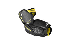 Bauer Supreme M3 Junior Hockey Elbow Pads

Stay safe and comfortable on the ice with the SUPREME M3 elbow pads. A low-profile, split cap adds flexibility and comfort so you can stay well protected during every shift

Key Features:

 Active Motion Protection – A split cap design allows for greater forearm mobility while keeping your elbow stable and secure
 Independent Bicep – Stay well protected without restricting your mobility
 THERMOMAX Sub Liner – Built-in hydrophobic materials will help keep your elbow pads dry all game long