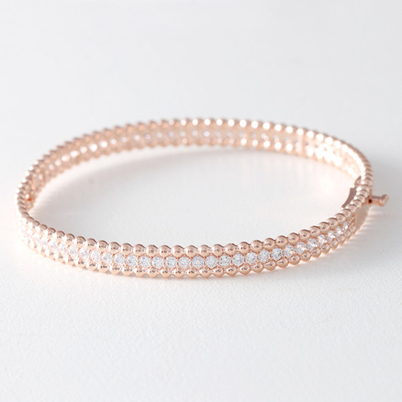 Sterling silver bangle bracelets for girls gold