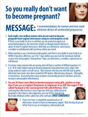 So You Really Don't Want To Become Pregnant?