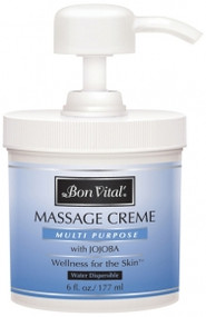 Bon Vital' Multi Purpose Massage Cream Unscented - 6 oz
