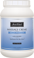 Bon Vital' Multi Purpose Massage Cream Unscented - 1 Gallon