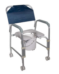 Drive Medical KD Aluminum Shower Chair and Commode