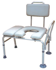 Drive Medical K.D. Combination Padded Transfer Bench/Commode
