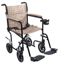 Drive Medical Deluxe Fly-Weight Aluminum Transport Chair
