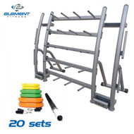 Element Fitness 20 Set Cardio Pump with Rack